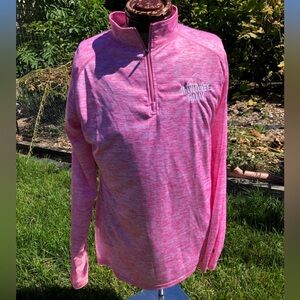 Milwaukee Rally Pull Over Long Sleeve 1/3 Zip Top